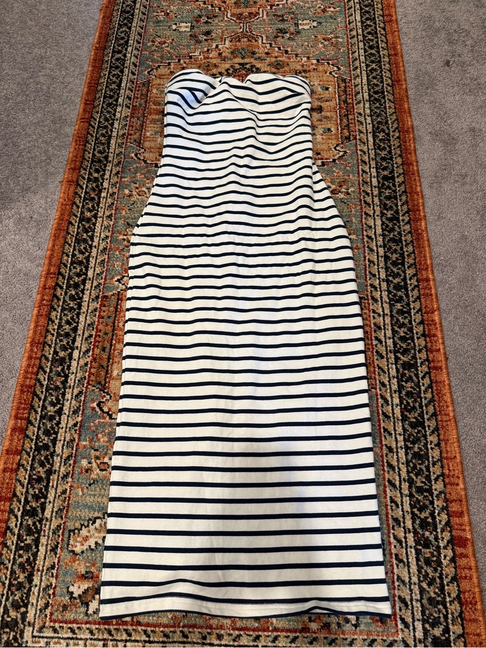 NWOT English Factory Strapless Midi Dress